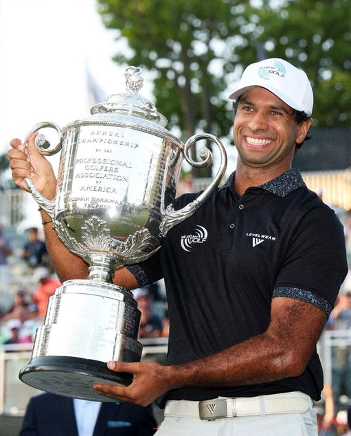 Well that escalated quickly! One of our proudest moments ever to watch Aaron win the @pgachampionship it’s been an unbelievable journey over the last 20 years! So many things we want to say… Let’s start with he is just the nicest guy and that golf is lucky to have such an ambassador… We’ve always thought he had the talent to win a major championship but this is just so surreal and definitely hasn’t sunk in! Plenty more to say over the coming days but a massive congratulations to the rest of the team, @jasontimmis on the bag! WOW! @active_therapy for getting him physically ready! AMAZING! @therealstarplayer for completing his life! WHAT A PERSON! @mattyneddy it must of been your appearance this week! Shabir for always believing! And of course Amrik! We haven’t spoken to you yet, but that’ll be a special phone call… Also @johngrahamgolf thank you… Emotions running high here! Plenty more to come from this! Thanks everyone for all your congratulations messages! It means a lot…