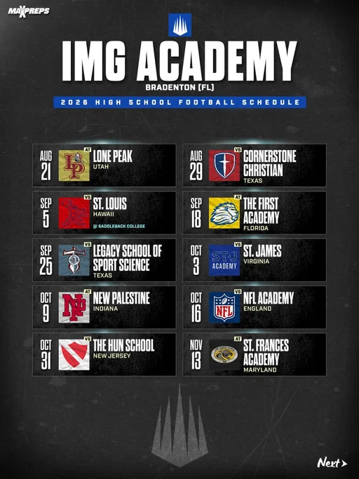 Is it football season yet? 🏈 Here's an early look at schedules from some of the top teams in the country. 🗓️
