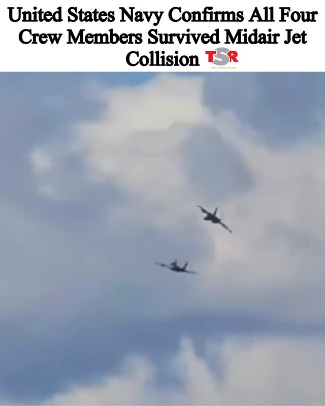#TSRLocalLens: Wow! A spokesperson for the United States Navy confirmed that all crew members onboard two fighter jets that crashed midair today survived and are in stable condition. The crash occurred during an air show near the Idaho Mountain Home Air Force Base. Video footage shows each crew member swiftly deploying their parachutes for a safe landing. The accident is being investigated. ✍🏾: #TSRStaffST