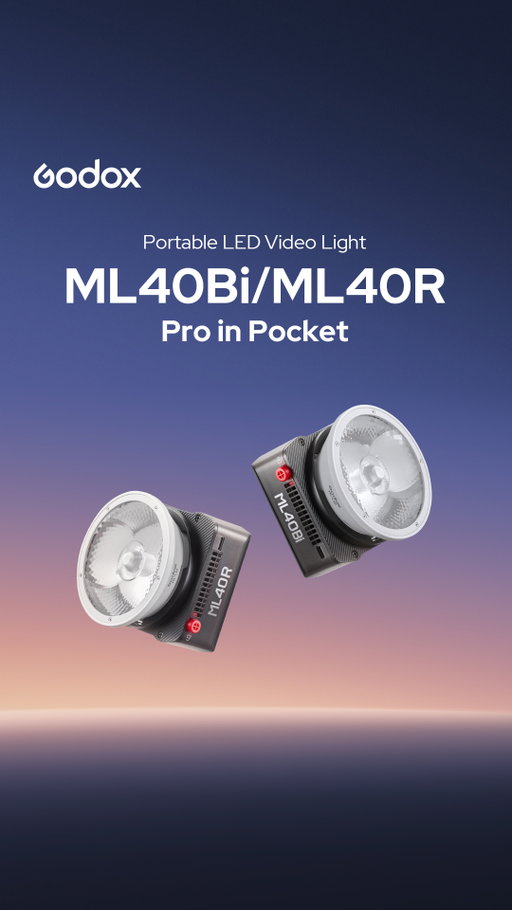 Pro in Pocket. ✨
Godox ML40Bi & ML40R — built for creators who move fast.

From golden hour streets to tight indoor sets —
the portable light goes wherever the shot takes you. 🏃
Small enough to vanish in your bag.
Bright enough to change the whole scene. 💡
Bi-Color or Full-Color. Your call. Your mood. 🎨

💰RRP (recommended retail price):
- ML40Bi: USD 99
- ML40R: USD 119
Due to differences in VAT & tax rates, prices may vary in different regions.

🔗Link in our bio.

#Godox #ML40Bi #ML40R #PocketLight #RunAndGun #streetphotography #outdoorshooting #contentcreator #GodoxLightApp