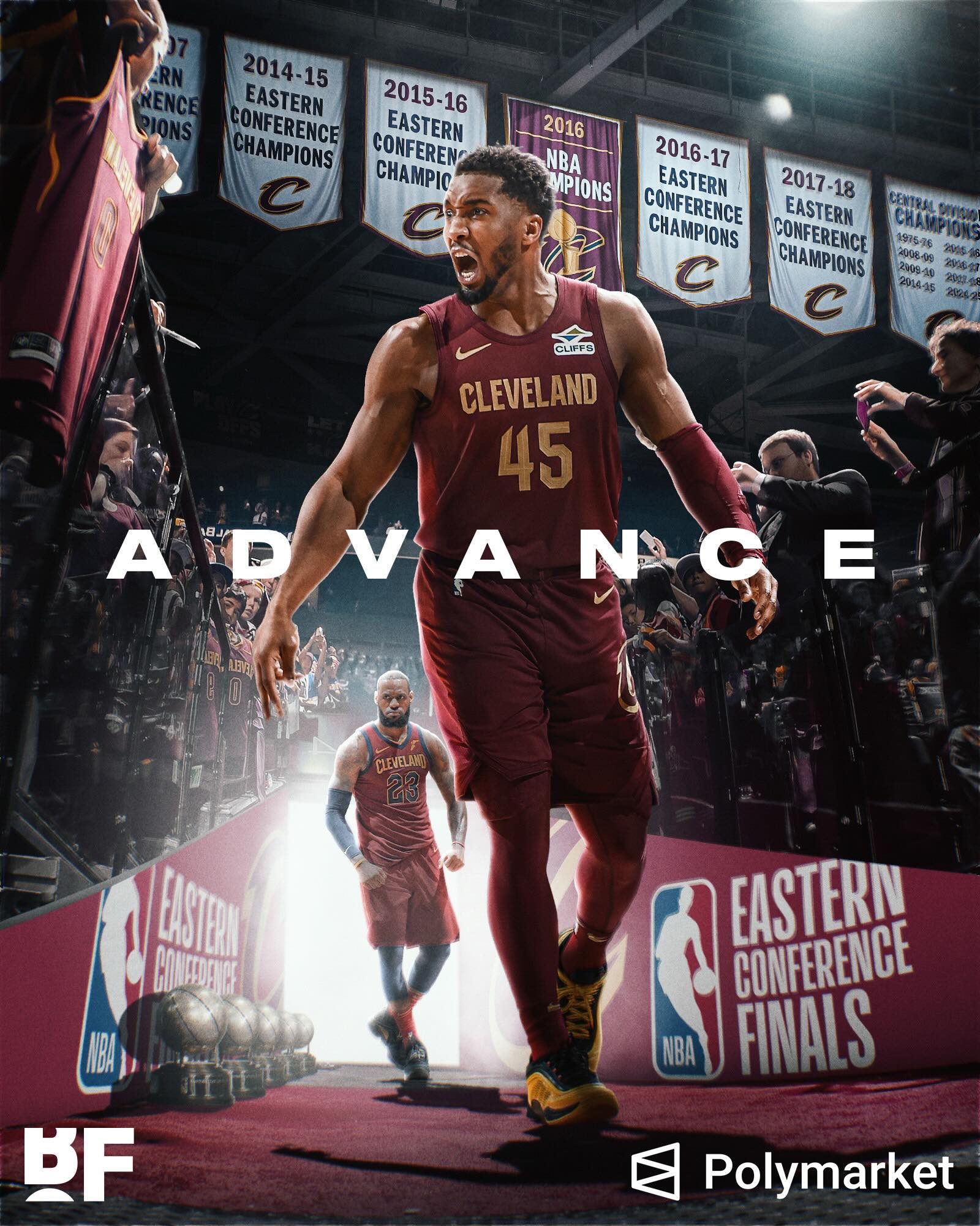Donovan Mitchell drops 26 PTS, 7 REB, 8 AST as the Cavaliers DOMINATE the Pistons & ADVANCE to the Eastern Conference Finals for the first time since the LeBron era 😤🔥

Cleveland have a 32% chance of winning the ECF on @polymarketsports

Use code “NBA50” for a free $50 when you deposit in the new Polymarket app.