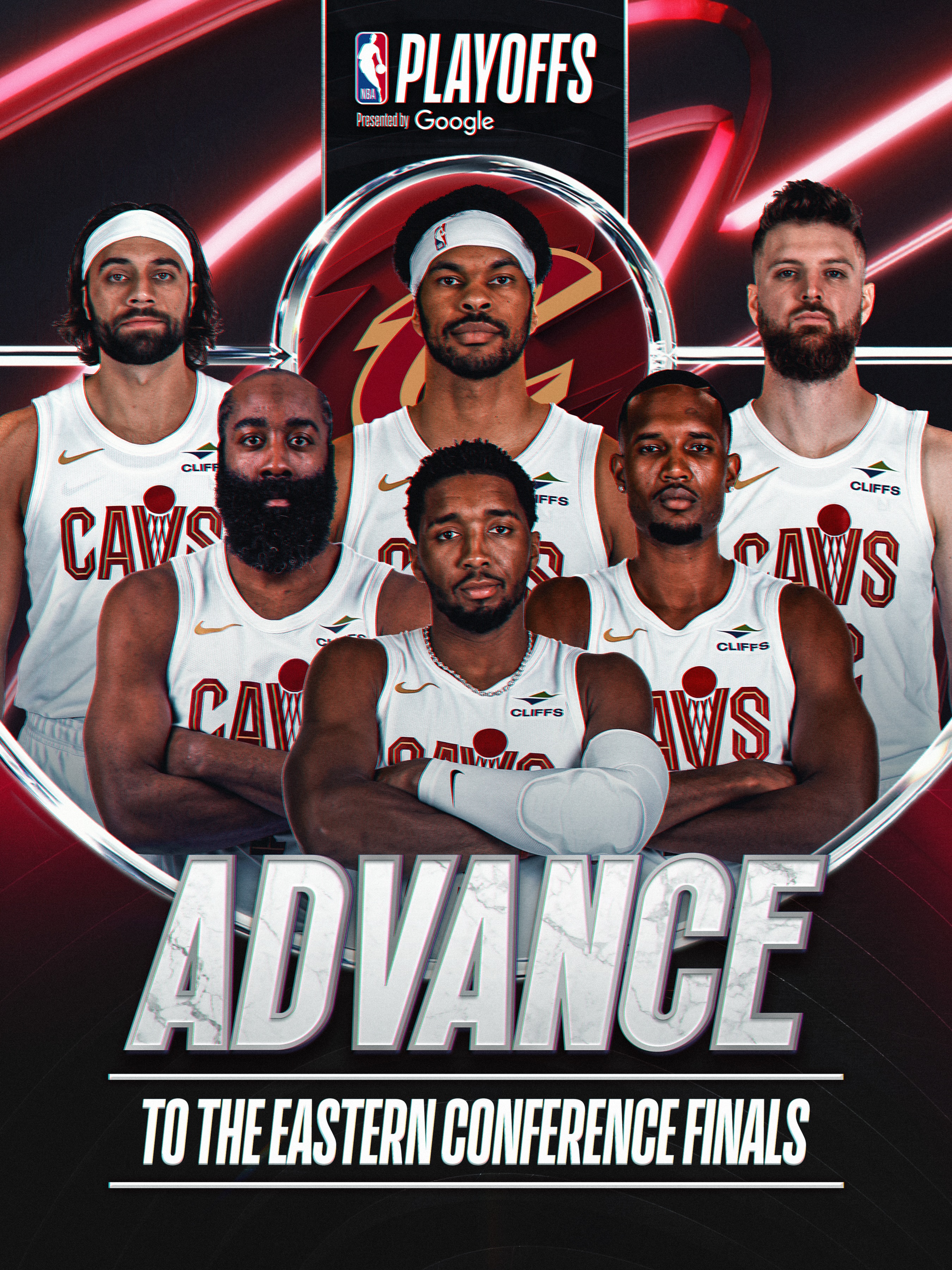 The @cavs win Game 7 on the road and advance to the Eastern Conference Finals for the first time since 2018!

They will take on the Knicks in the ECF.

NBA Conference Finals presented by @google