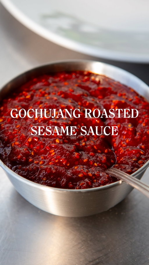 Our gochujang roasted sesame sauce might just be one of our best kept secrets.⁠
⁠
Starting with a classic Korean gochujang recipe, we build extra depth with toasted sesame, shaved onion and roasted garlic.⁠
⁠
Watch here as Troy prepares a batch, before slathering it over a pork scotch and grilling it on the hibachi. Our gochujang sauce is equally good brushed onto beef flank steak, spooned over roast chicken, or stirred through cold soba.⁠
⁠
It’s the kind of condiment that’s great to have on hand, turning simple weeknight dinners into something flavourful and satisfying. 
