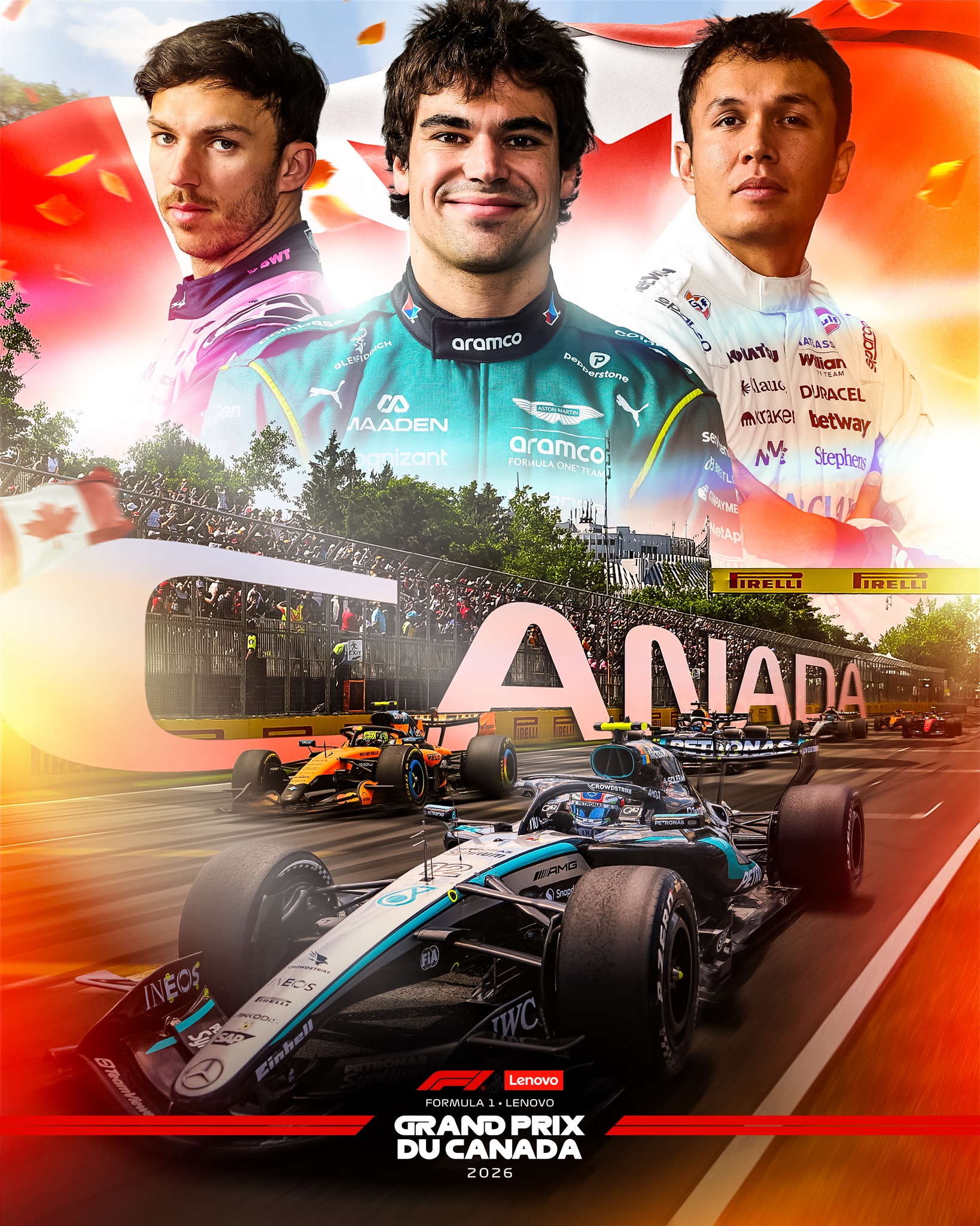 IT'S RACE WEEK! 🤩💪

We're heading to Montreal for the Canadian Grand Prix! 🇨🇦

#F1 #Formula1 #CanadianGP