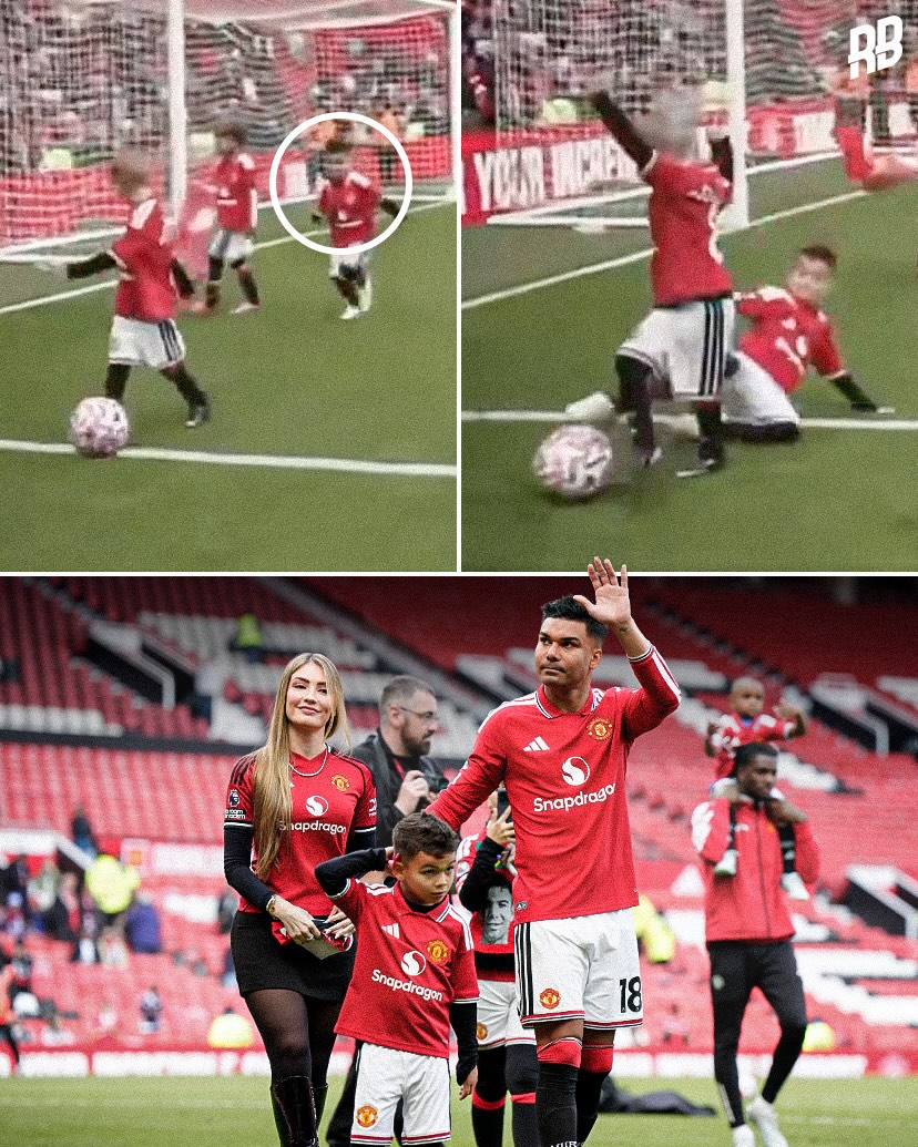 No DNA test needed for Casmeiro’s son 🤣👏🏽

His son Caio went flying into a tackle on Bruno Fernandes’ son Gonçalo after United’s game at Old Trafford on Sunday…

United’s future midfield is in safe hands 🤝🏽