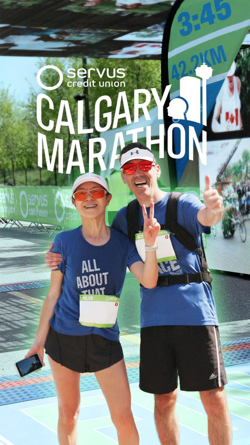 Calgary — it’s almost time. 🏃‍🏃‍♂️🎽👟 
The signs, the cheers, the energy — we’re proud to be back as title sponsor of the @calgarymarathon with @runcalgary and can’t wait to celebrate this incredible city, its runners and the communities that keep each other moving. 💚