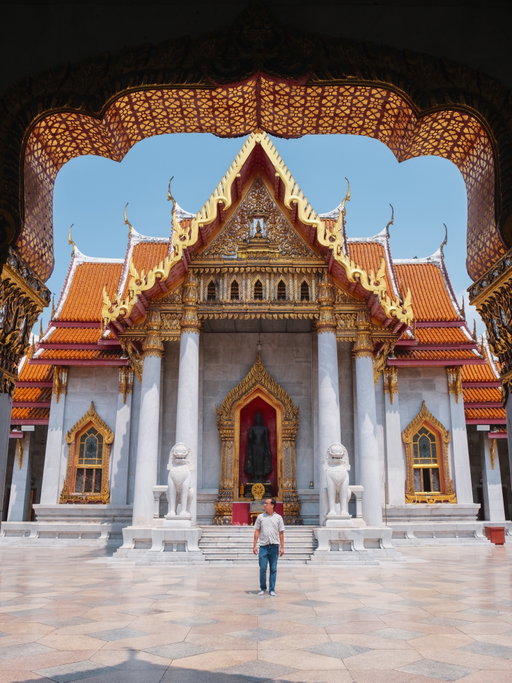Here are my top instagrammable spots in Bangkok, whether you are visiting the city for the first time or a quick weekend getaway. 🇹🇭

1. Wat Arun
Head over to Tha Tien Pier for the best sunset view.

2. The Grand Palace
Along Na Phra Lan Road, particularly near the main entrance where the golden rooftops of Wat Phra Kaew are visible above the high white walls.

3. Big Buddha
The best secret spot to view the 69-meter giant golden Buddha is along the Khlong Bang Luang canal in Thonburi.

4. Wat Benchamabophit 
Straight to the archway door on the far side of the inner courtyard, which perfectly frames the white marble main building.

5. Wat Pho
Inside the complex, the chedis provide a unique, intimate and often less-congested photo opportuniy.

6. Talad Noi
Head over to Song Wat road, that has transformed into a trendy, creative hub and modern cafes.

7. Icon Siam
The best view will be the opposite of the shopping mall itself.

8. Chinatown
Start your Chinatown visit at Chinatown gate, the entrance to Yaowarat road, the heart of Chinatown or rather its belly.

Save this for your future trip to Bangkok.

FOLLOW @alexlostinthisworld for more travel tips ✈️