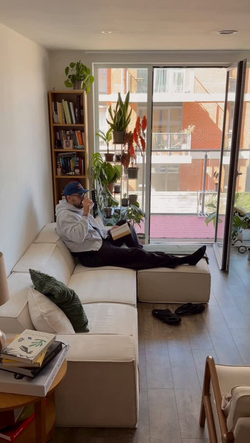 The ideal setup for a true homebody ☕️

You really can’t beat a comfy day on the @rove.lab sofa with a good book and a cup of coffee.

#RoveLab #M1Sofa #gifted