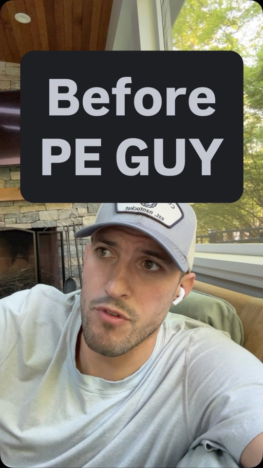 A little background on me in regular face. What did I do before PE GUY? 

#comedyskit #parody #peguy #financebro