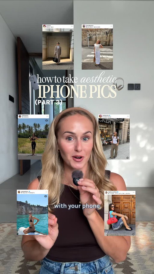 Part 3 of how girls take aesthetic pics & how you can too !! 🍓🫧☕️☁️

THE SETTINGS YOU NEED!!!! This is soooo important if you want to take high-quality content!

Photo settings:

- Photo mode: 24MP + High Efficiency
- ProRAW: 48MP (switch to this when you want max detail)
- Grid + level on

Video settings:

- 4K, 60fps
- HDR off
- Export in the same settings either 4K, 60fps or 1080p, 60fps