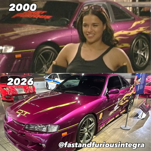 25 plus years and @mrodofficial Letty’s 240sx has come a very long way! It was repainted orange for 2F2F and then lost for nearly 20 years until we found it! Then it went through a 4 year rotisserie restoration to bring it back to its iconic Fast 1 livery for all us fans! As soon as it was completed it ended up in the Petersen Museum for the Fast Legacy display celebrating 25 years of this iconic film!  You can’t script this kind of stuff! Just wow and it looks amazing 😎🤙

#letty #fastandfurious #nissan #paulwalker #240sx