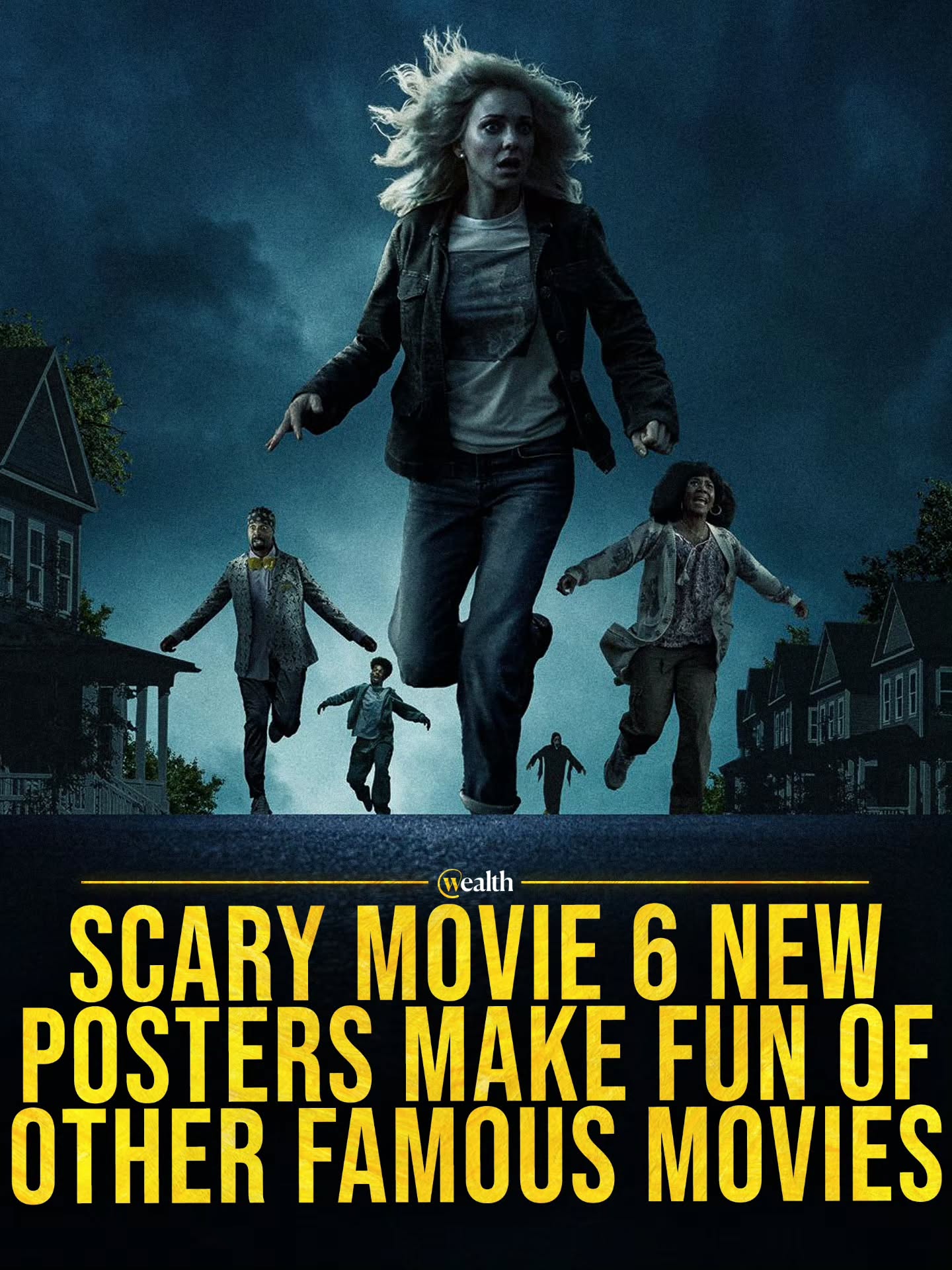 Scary Movie 6 returns with new parody posters. 🎬 😱

Paramount lists the sixth film for U.S. theaters on June 5, 2026, with Marlon and Shawn Wayans, Anna Faris, and Regina Hall returning 13 years after Scary Movie 5. The studio synopsis brings Cindy, Brenda, Ray, and Shorty back into another masked-killer setup while targeting reboots, requels, sequels, and other current horror trends.

That premise is already visible in the campaign. Trailer and poster material released this spring has spoofed recent horror titles including Scream, M3GAN, Longlegs, and Terrifier, signaling that the first new installment since 2013 is aiming at the horror cycle that followed the franchise’s original run.

#ScaryMovie6 #HorrorParody #ParamountPictures #MarlonWayans #AnnaFaris