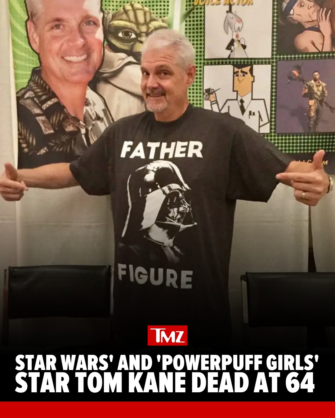 💔 Tom Kane, the iconic voice actor best known for his work on "Star Wars" and "Powerpuff Girls," has died.

Full story at the link in bio. 🔗

Slide 2: Alamy