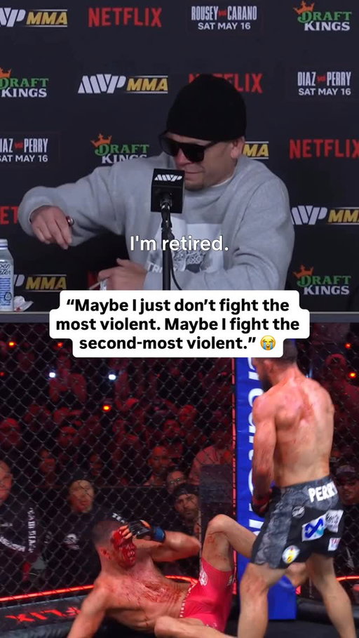 “Maybe I just don’t fight the most violent. Maybe I fight the second-most violent.” 😭

Nate Diaz after his fight with Mike Perry is exactly why fight-game interviews are undefeated 😂 #RouseyCarano

#natediaz #mikeperry #mma #mixedmartialarts