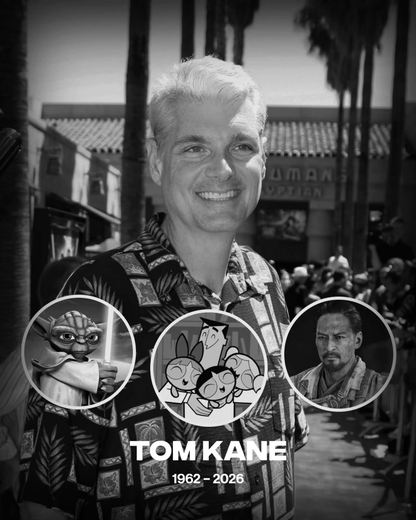 Legendary voice actor Tom Kane has passed away at 64.

From Yoda in Star Wars: The Clone Wars to Professor Utonium in The Powerpuff Girls, and Takeo Masaki in Call of Duty: Zombies, his voice defined generations of film, TV, and gaming.

A true icon behind the mic 🕊️