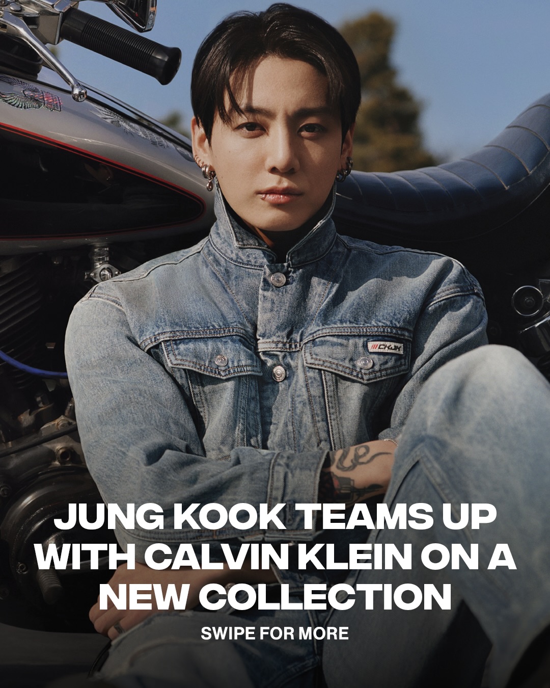 CK let Jung get in the lab and Kook 🔥

@mnijungkook and @calvinklein officially unveil their first-ever collaboration, reworking 20 pieces through Jung Kook’s personal style.

The capsule includes underwear, distressed denim, racer jackets, graphic tees, with hidden embroidery, and collectible packaging.

The collection drops online May 19th with select pieces in store on May 20th.

LINK IN @complexstyle BIO for more details