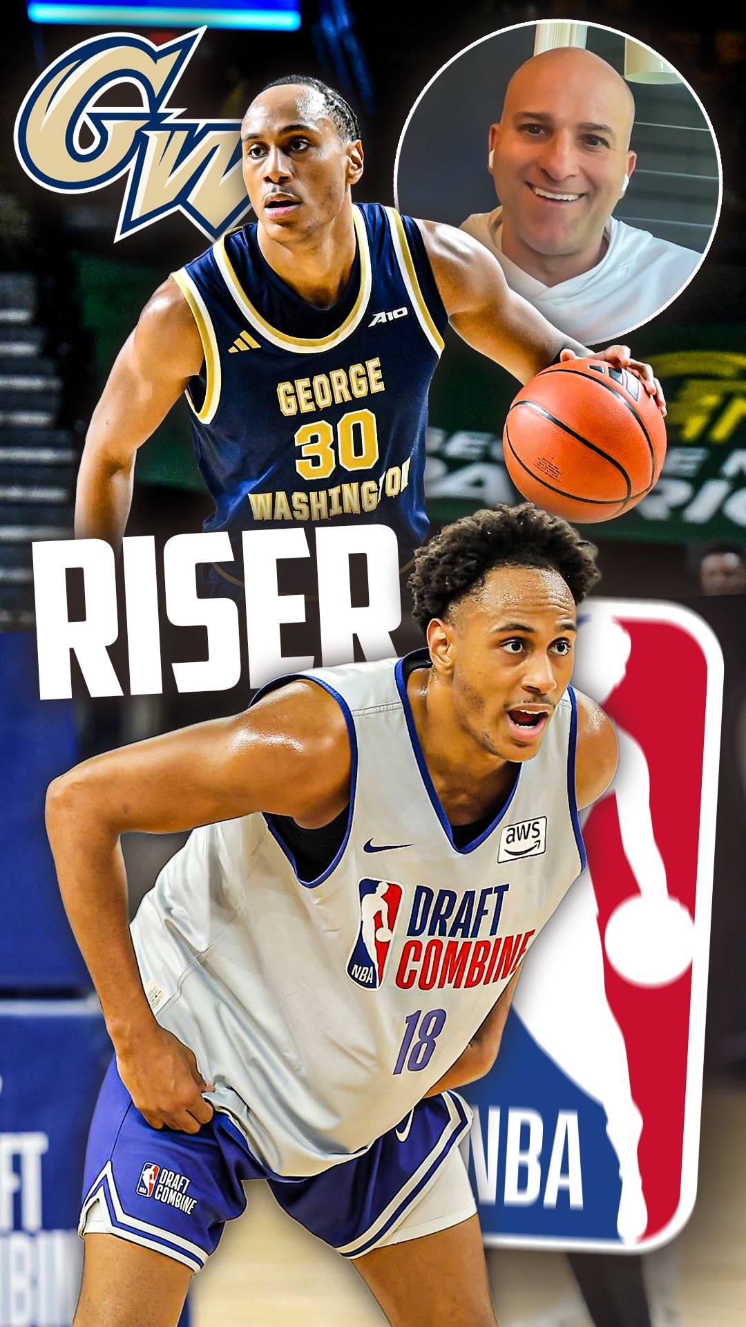 “Rafael Castro gave us the greatest gift that you could give a program: expectations. When he suited up for us, basically everyone thought we should win every game.”

GW head coach Chris Caputo praises @rrrafaelcastro’s rise from Portsmouth to G-League Combine invite, then the NBA Draft Combine. 📈

#nbadraft #nbacombine #collegebasketball #a10 #georgewashington