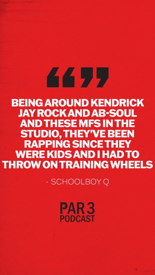 BUCKLE DOWN. DO WHATEVER IT TAKES.

Not everybody gets the call. Not everybody survives the climb. And definitely not everybody ends up shoulder-to-shoulder with legends.

Schoolboy Q sits down with J.R. Smith on Par 3 and breaks down the journey: from betting on himself to becoming one of the most respected names in the game. Talent opened the door. Relentlessness kept it open.

No shortcuts. No overnight story.

Just proof that when opportunity shows up… you better be ready.

Full conversation live NOW on YouTube & all podcast platforms.