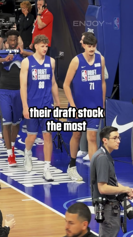 These players’ stocks went UP at the NBA Combine 📈 @mattgeist_ 

#nba #nbacombine #adaymara