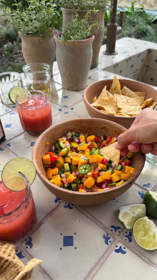 Everything I’m making for Memorial Day Part 1: Mango Salsa 🥭

It’s refreshing, fun, and so darn simple. Made with juicy mangoes, crisp veggies, and lots of lime, this easy appetizer is ready in just 10 minutes!

Comment RECIPE and I’ll send it to you, along with everything else on my Memorial Day menu. 

#memorialday #mangosalsa #appetizerideas #loveandlemons #easyappetizers