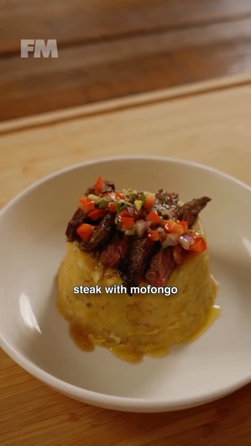 Chef Bruja Hotline ☎️ answering your questions while cooking churrasco steak & mofongo for @gabepnyc