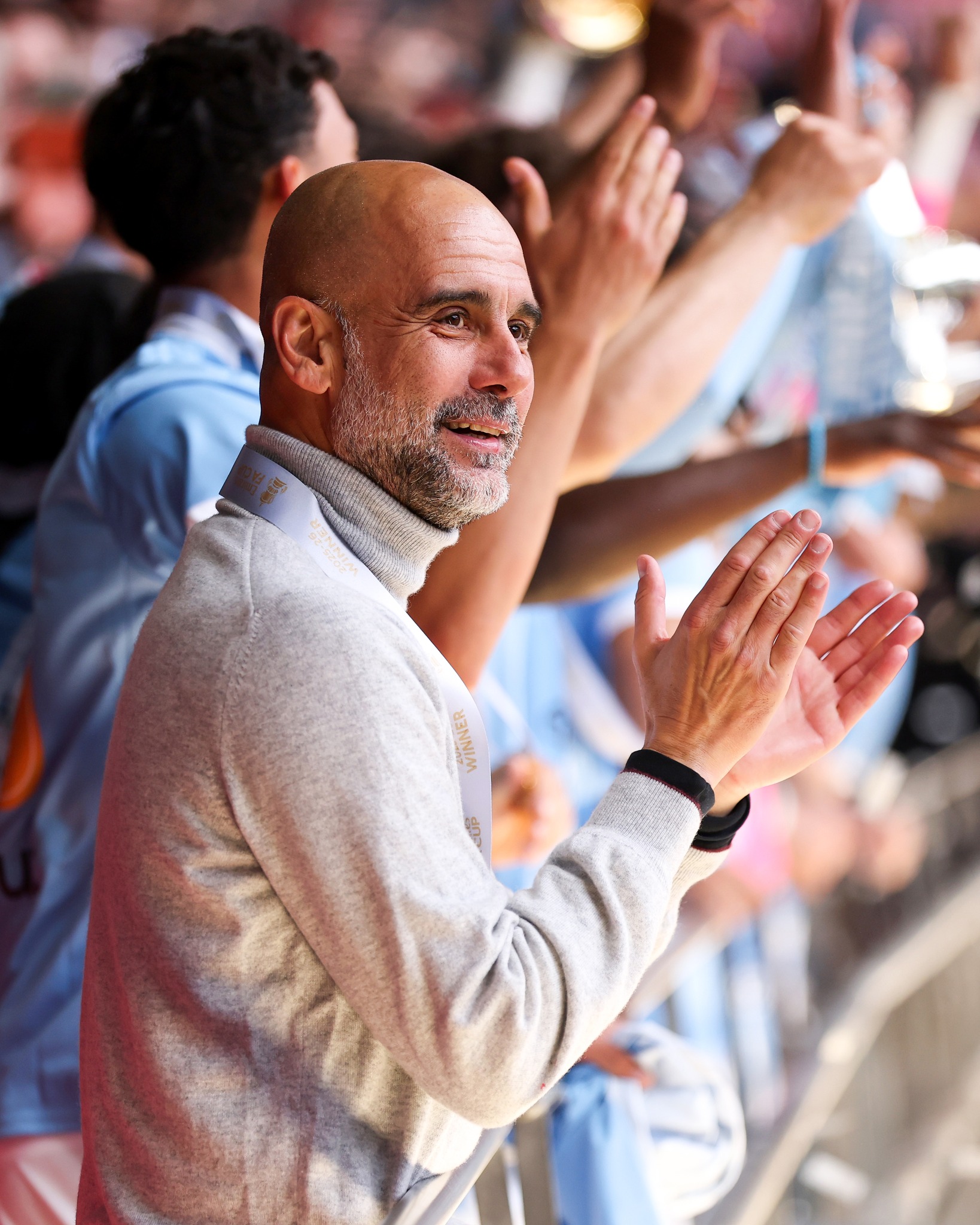 Pep Guardiola is expected to leave Man City after their final match of the season on Sunday, per multiple reports.

End of an era 🩵
