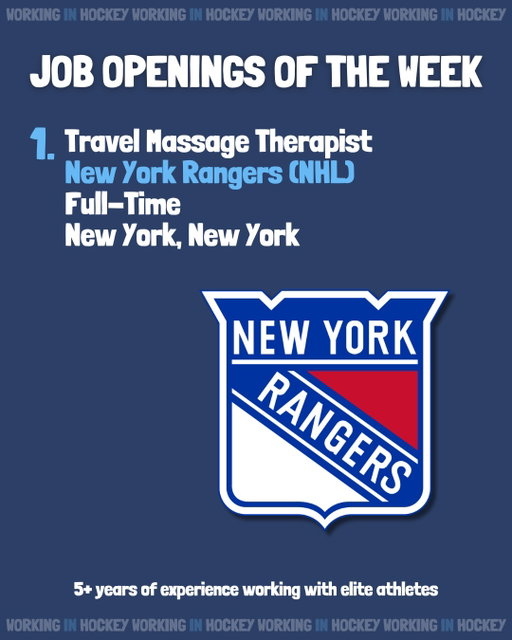 Miss today’s hockey jobs email? Here’s 4 of the 90 jobs I shared earlier today!

Comment below which job you’re interested in, and I’ll send you their link. And if you’re not signed up for my FREE weekly hockey jobs email yet, what are you waiting for?! 😅
