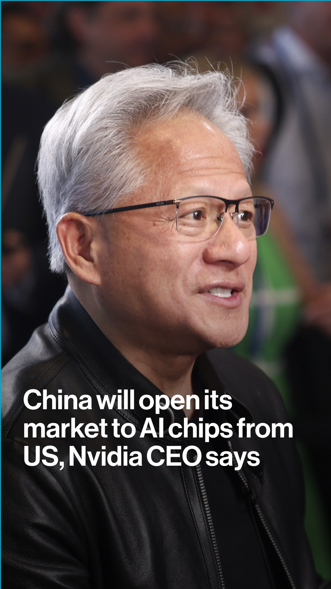 Nvidia CEO Jensen Huang, speaking days after he joined President Donald Trump’s summit in China, tells @edludlowtv he expects Chinese authorities will eventually allow the import of artificial intelligence chips from the US.

Tap the link in bio to read more.