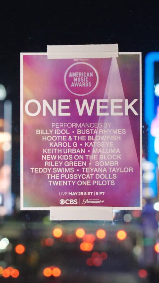 The #AMAs are going down in just ONE WEEK featuring this star studded performance line up 🤩

Don’t miss out and tune in LIVE - Monday, May 25 at 8 pm ET | 5pm PT on @cbstv and @paramountplus!

Grab a 🪑 in the room → link in bio.
