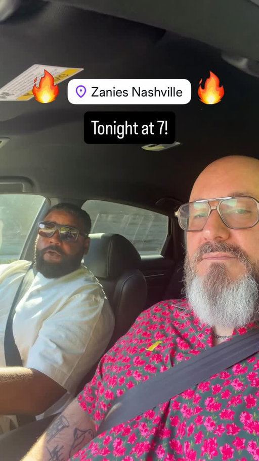 Let’s go Nashville! Come thru Zanies and let me tickle your funny bone. That sounds nasty but it isn’t I promise.