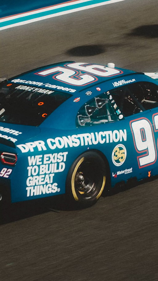 We’re excited to be back on the track with @lelandhoneymanjr, as he drives in the NASCAR O'Reilly Auto Parts Series. 🏎️ From the jobsite to race day, our success is powered by the same values - safety, precision, teamwork and the drive to perform at the highest level.

🏁 🏗️ Ready to build your future with a fast-paced team that wins together? We’re hiring! Check out DPR.com/racing to learn more.