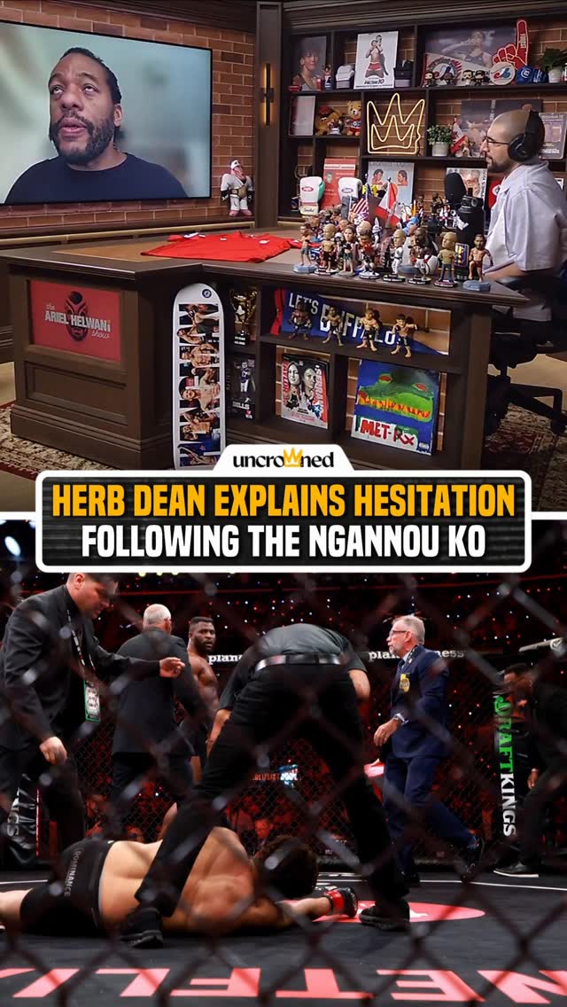 Herb Dean breaks down the stoppage in the Francis Ngannou x Philipe Lins fight.
