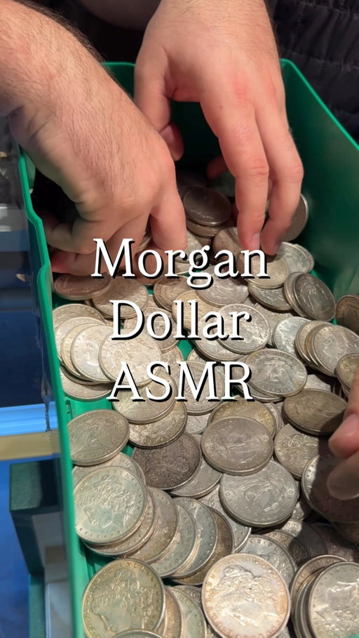 We had a HUGE stream on Whatnot last Saturday. Over 2000 viewers at one point. Look at the prep! 

#silver #morgansilver #morgandollar