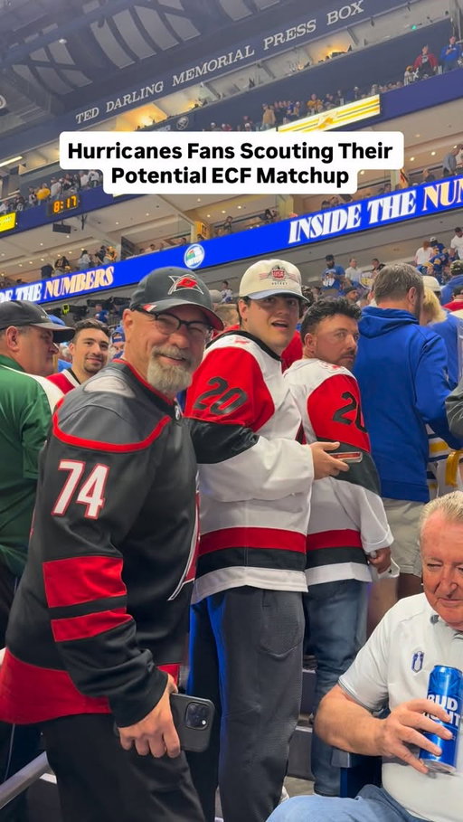 Carolina Hurricanes fans have infiltrated Keybank Centre in Buffalo to scout the Habs and Sabres ahead of the Eastern Conference Finals! 

#sabres #habs #nhl #hockey #canes