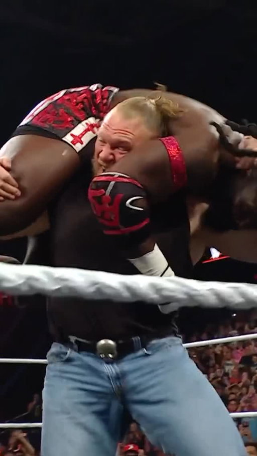 WHAT THE?!?! Brock Lesnar RETURNS to F5 @oba_of_wwe 😵😤 #WWERaw