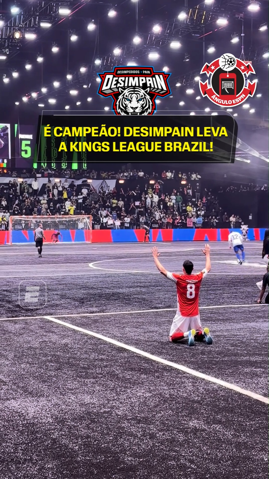 HISTÓRICO! DesimpaiN derrota G3X e leva a Kings League Brazil! DE ARREPIAR!

#FutebolNaESPN