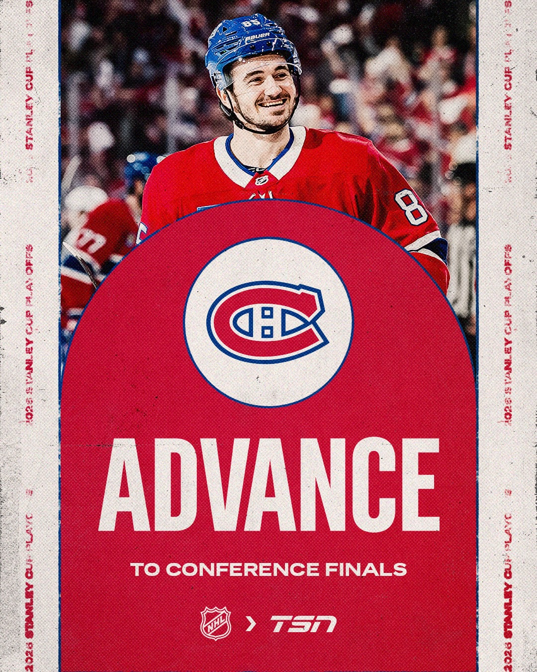 THE MONTREAL CANADIENS HAVE PUNCHED THEIR TICKETS TO THE EASTERN CONFERENCE FINALS! 😱

Alex Newhook scores his seventh goal of the postseason in OT to send the Habs to the ECF! #StanleyCupPlayoffs