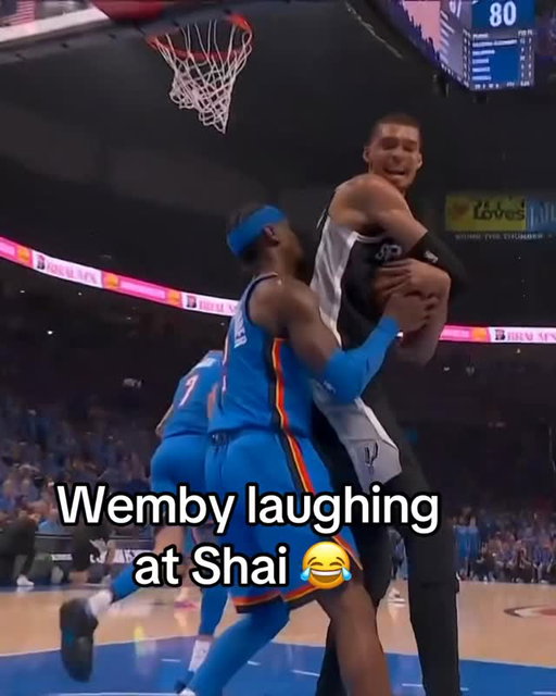 WEMBY TROLLING SHAI 😭