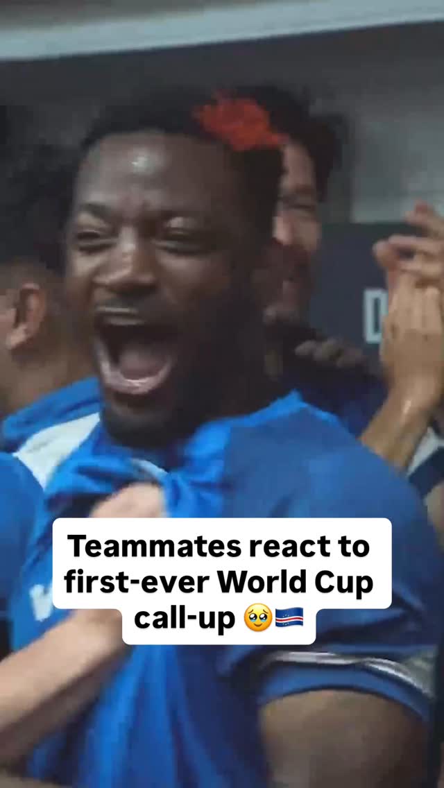 Pure joy in the Torreense dressing room as the team reacts to defender Storpia’s selection to the Cape Verde squad for the 2026 #FIFAWorldCup. 🙌

Storpia is the first player to be selected for a World Cup roster in club history. 

(via: @scutorreense)