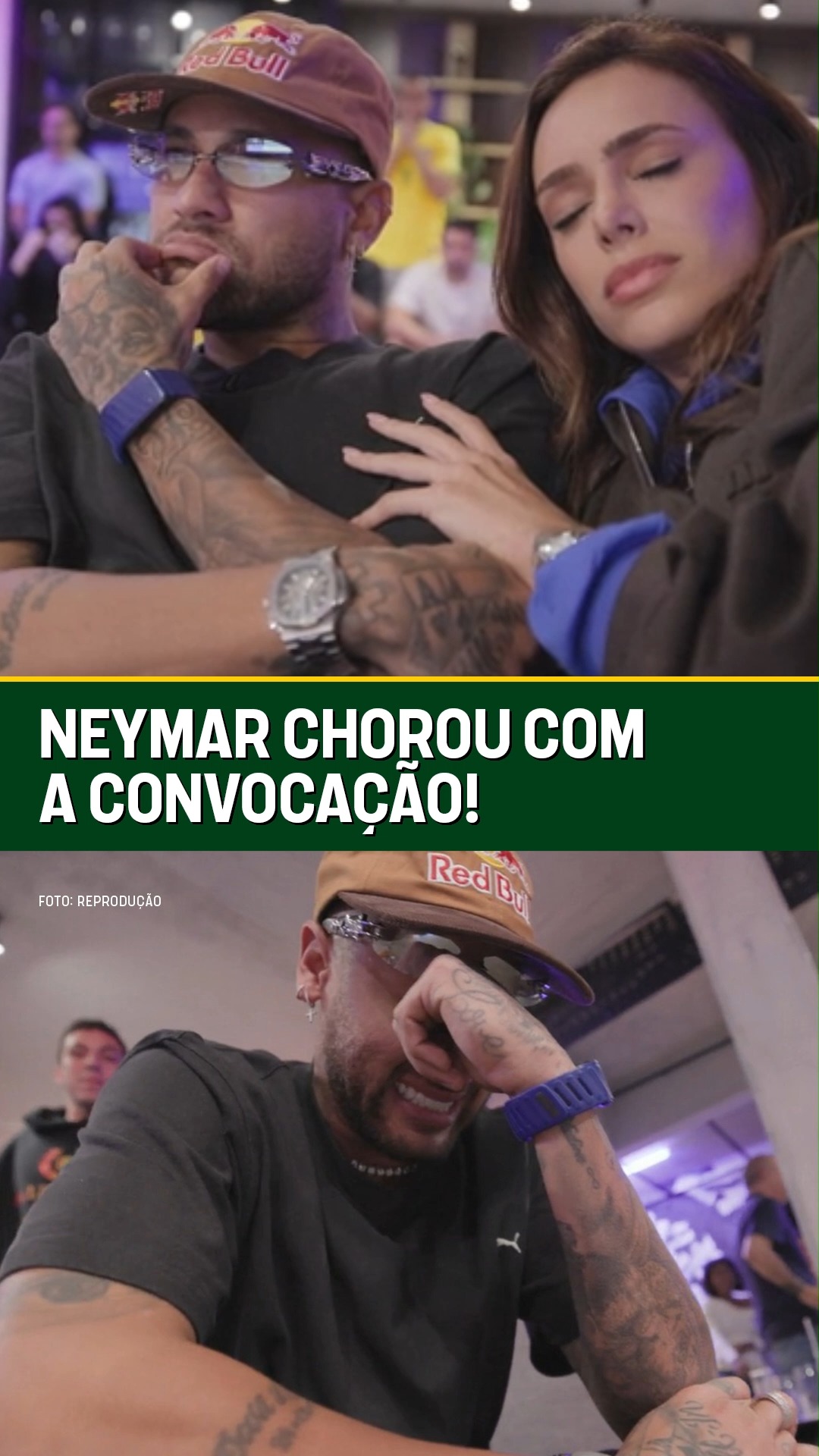 PODE COMEMORAR, CRAQUE! SEU SONHO SE REALIZOU! 😭🇧🇷 O Neymar não conteve as lágrimas ao ficar sabendo que FOI CONVOCADO PRA COPA! O ADM chorou junto aqui, não tem jeito! #FutebolBrasileiro #Convocação #SeleçãoBrasileira

📹 Neymar Jr/YouTube