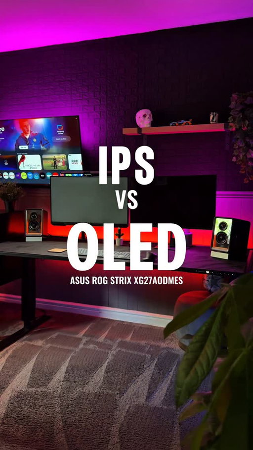 It’s not even close 💀

OLED completely changes the look of a setup. The true blacks, colours and contrast are just on another level 👀

Side by side made the difference look insane 🤯🔥

#asusrog #asusrogstrix #oled #desksetup #deskgoals