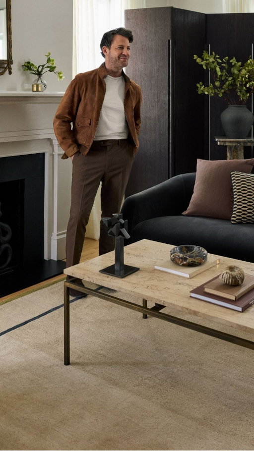 My latest collection with @rugs_usa is designed for living real life — Families, pets, spills, and everything in between. Durable, long-lasting, and made to be lived on.