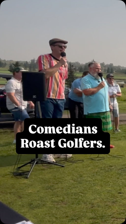 Tony Hawk Pro Golfer? 👀 Only at the Great Outdoor Heckle Hole with @atomicimprov #golf #comedy #roast #golfer #yeg