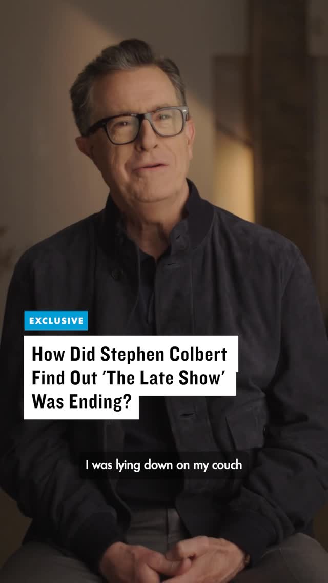 #StephenColbert revisits how he found out that ‘The Late Show’ was ending and says he will never take the opportunity for granted.