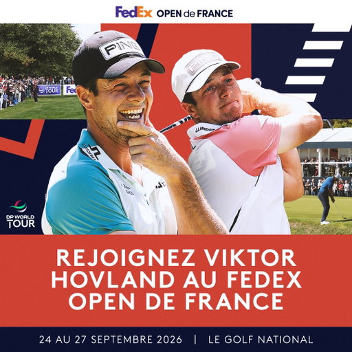Rejoignez Viktor Hovland au FedEx Open de France au mois de septembre ! 

Les billets sont en vente, réservez le vôtre dès maintenant 🏌🏽‍♂️