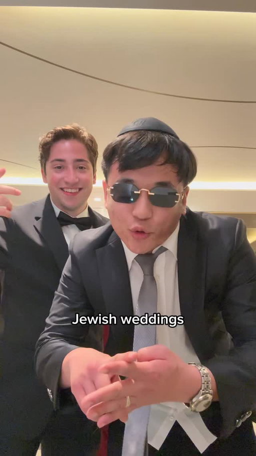 Jewish wedding vlog always a W 😂 #jewish #wedding #nyc