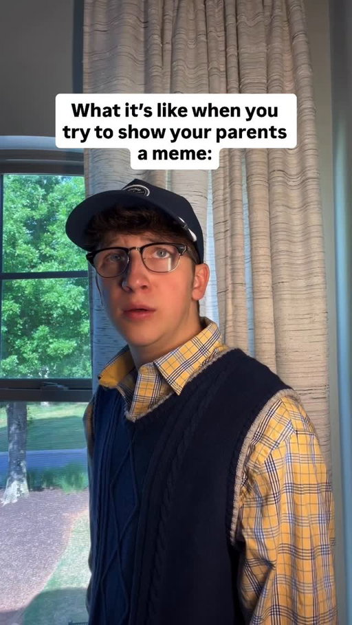What it’s like when you try to show your parents a funny meme😂 #reels #relatable #meme