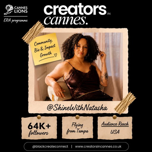 @blackcreateconnect Cannes cohort HARD LAUNCH!! 🇫🇷🌴✈️⁠
⁠
A year ago I was sat watching all of the @cannes_lions content and said to myself “I am going to be there next year.” And so on a whim, I applied for the Creator in Cannes.⁠
⁠
So it’s safe to say I’m pinching myself to be a part of the 2026 cohort of creators headed to CANNES! 🎉⁠
⁠
I’m already planning out all of my content to take you along for every second of it from sharing insights on the ground to bringing you BTS to attending the world’s largest marketing event.⁠
⁠
It’s my first time, so if you’ve been before do you have any insider tips??⁠
⁠
Brand/creators/marketers, let me know if you’ll be there so we can connect! I’m building out my schedule for the week so share any and all events that you’re excited for.⁠
⁠
And a special shout out to @alicialatoyaldn for creating an opportunity like this for Black creators 💛