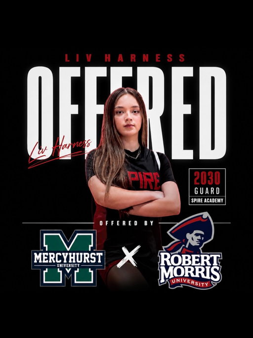 Congrats to @liv_harness for her recent Division 1 offers to Robert Morris and Mercyhurst!