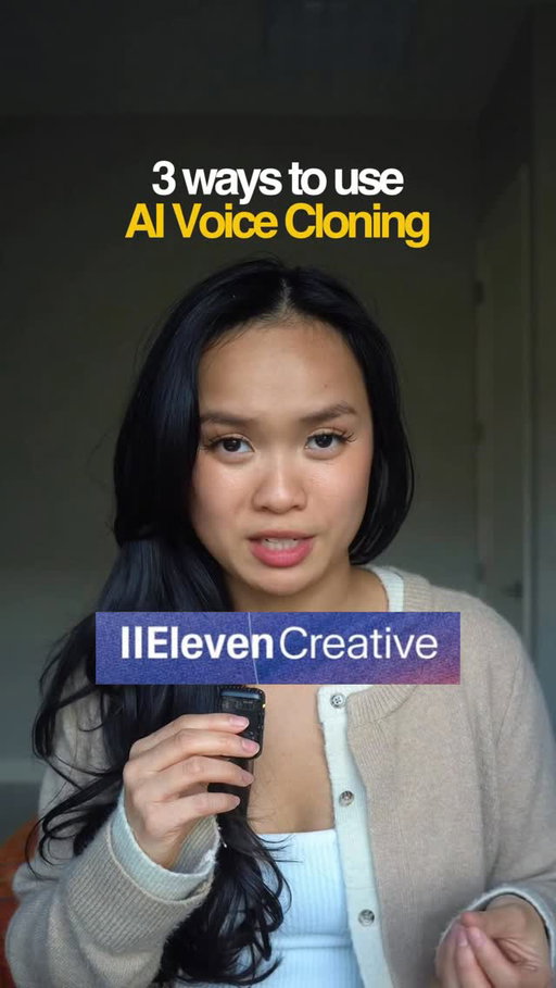 👇🏼 Comment ELEVEN for the link to try it out for free 

3 ways to use AI Voice Cloning
1️⃣ adapt your accent to fit different campaigns
2️⃣ learn better tonality by hearing audios in your own voice
3️⃣ generate VOs when you’re not sounding your best, or if you’re in loud spaces

#ad #ElevenCreativePartner

eleven labs, eleven creatives, AI tools for video creation, UGC creator, UGC tips